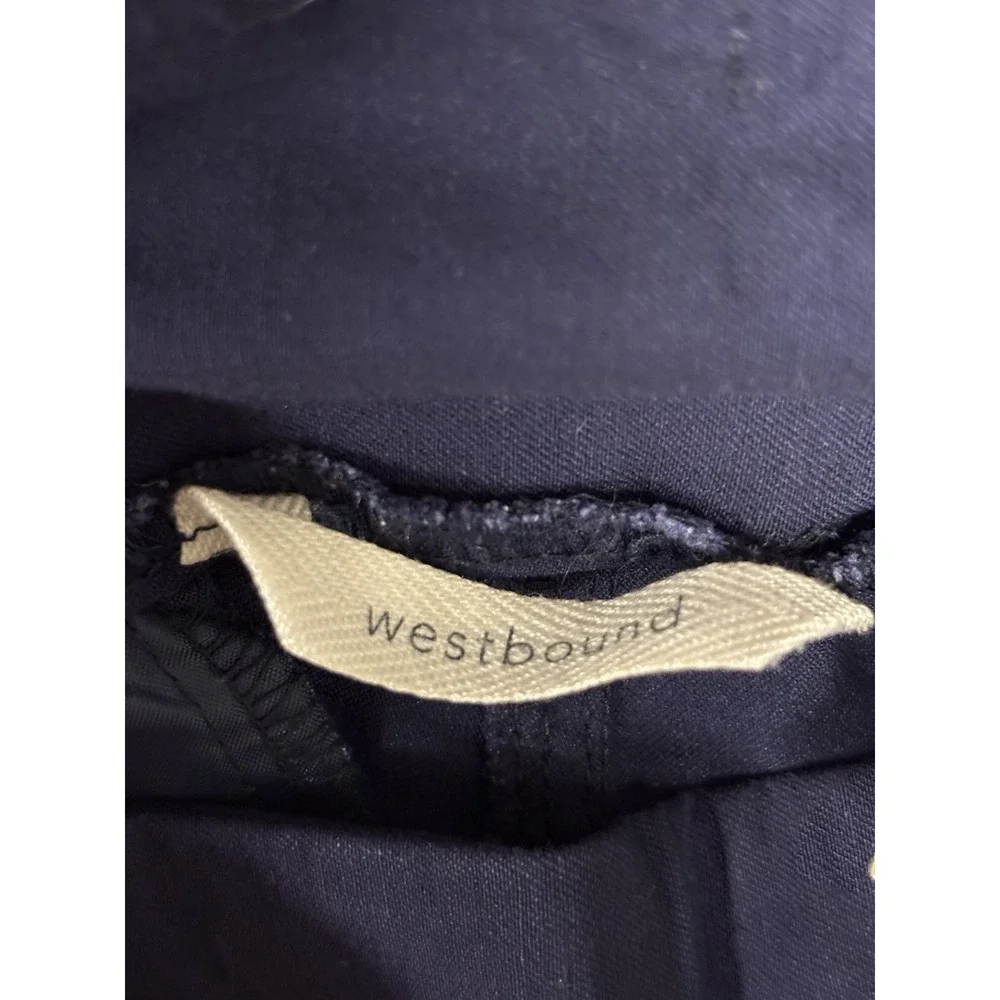 Westbound Women's‎ Elastic Waist Pull On Pants Size 10 Navy 602